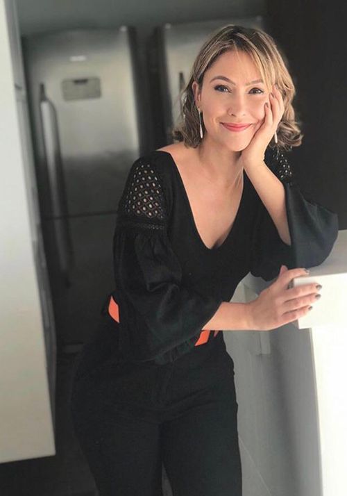 Body Tricot Manga Rendada Bufante