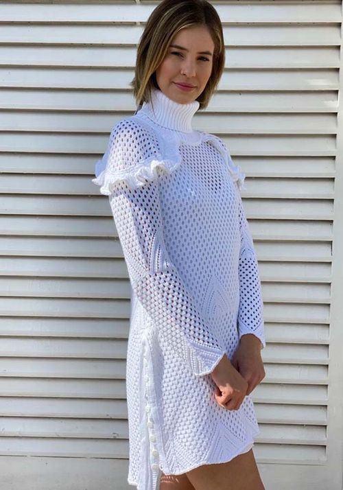 Max Pull Tricot Furo Gola Alta