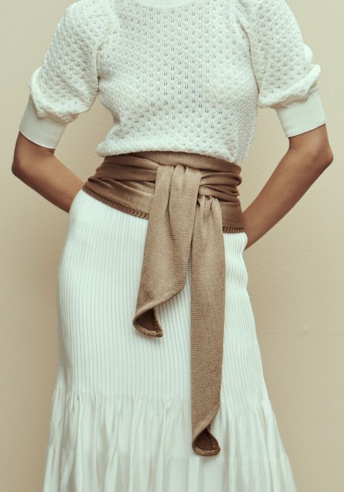 Faixa Tricot Larga Bico