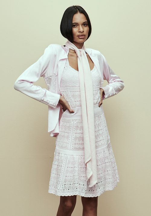 Look Tricot Transparência Coração
