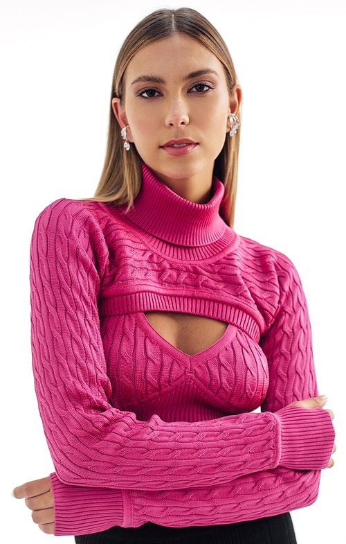 Top Tricot Busto Tranças