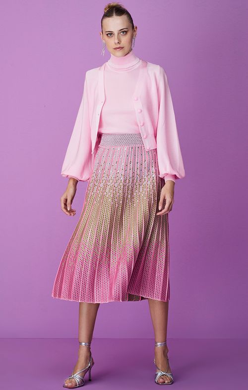 Regata tricot basic gola rolê