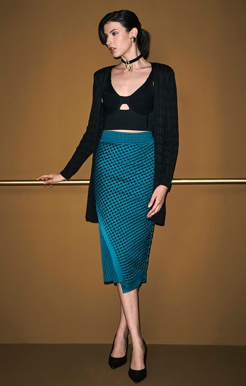 Look Tricot Bandage Quadrinhos