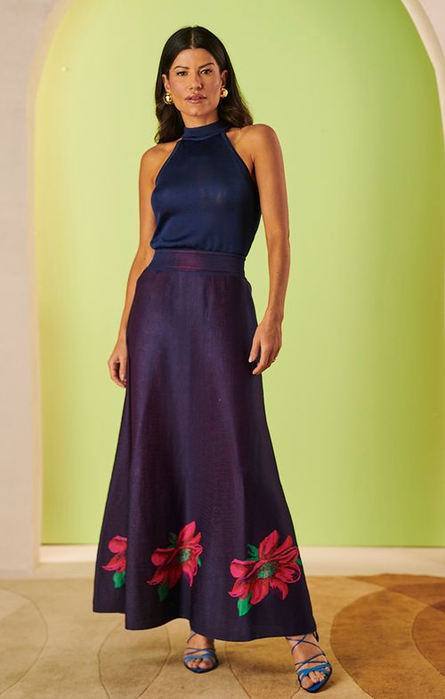 Look Tricot Basic Flores Barra
