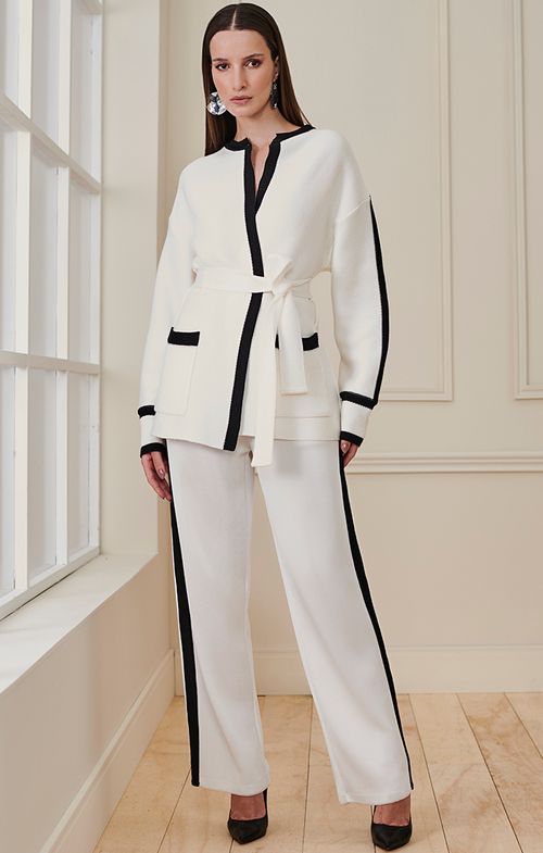 Casaco Tricot Oversized Dual Color