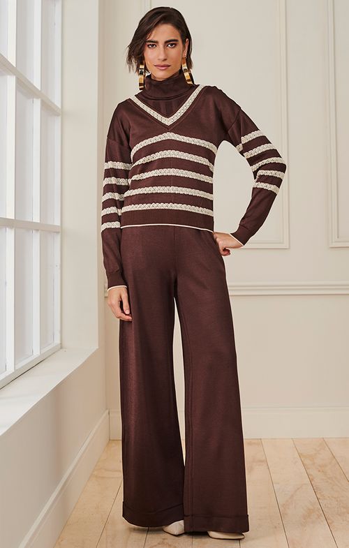 Look Tricot Basic Canelado Renda