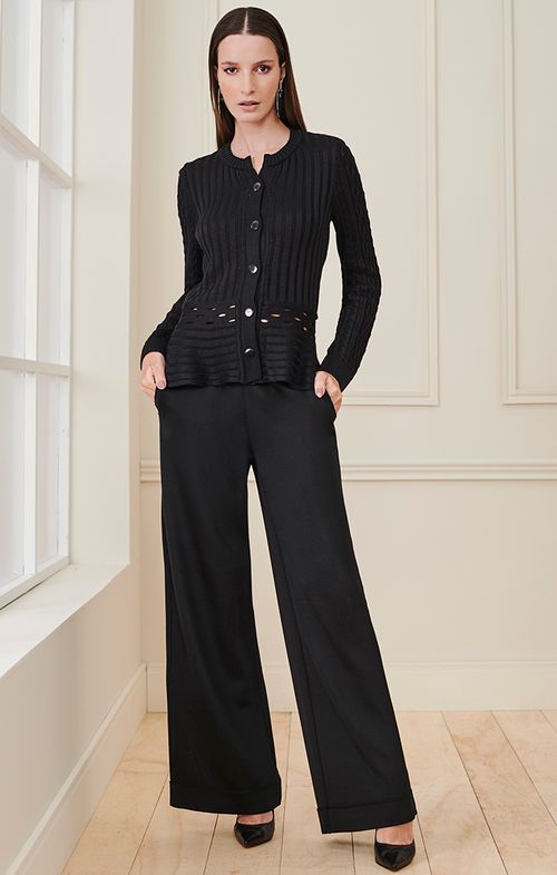 Look Tricot Peplum Basic