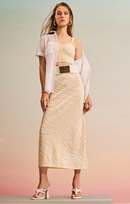 Look Tricot Bandage Animal Print