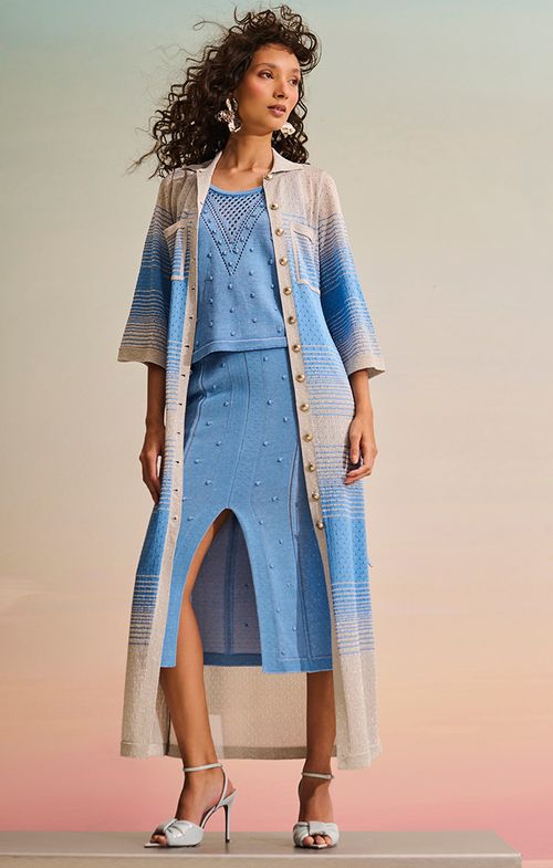 Look Tricot Aran Furinhos