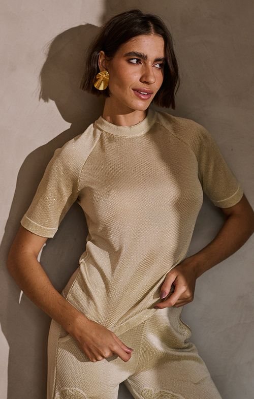 Blusa Tricot Basic Raglan
