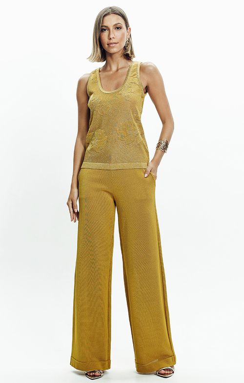 Look Tricot Bolsos Flores