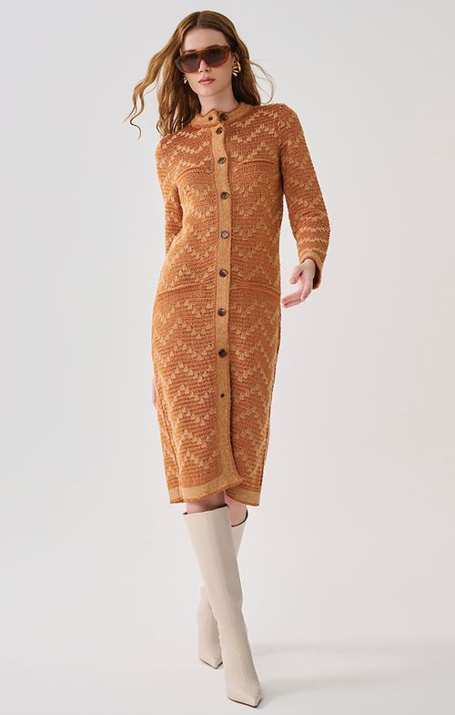 Max Casaco Tricot Zig Fio Londres
