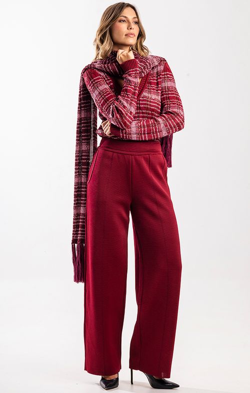 Xale Tricot Tranças Lurex