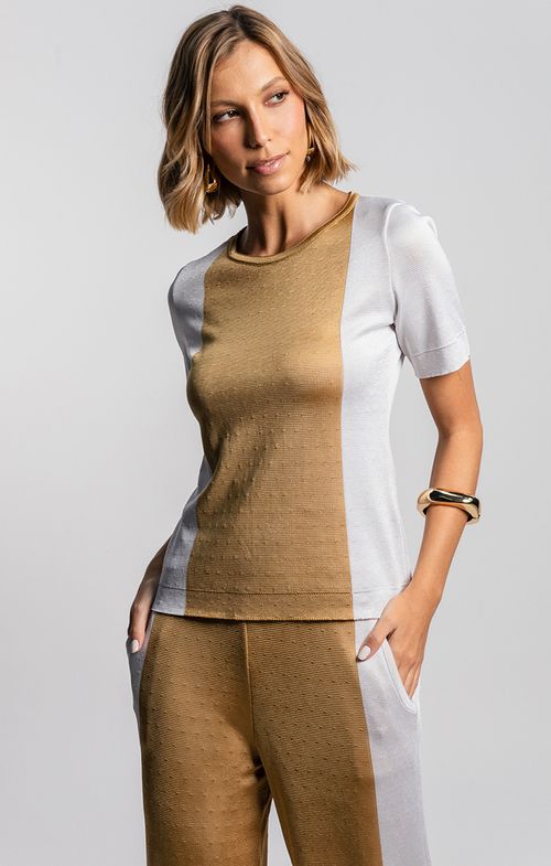 T-Shirt Tricot Basic Dual Color