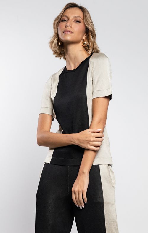 T-Shirt Tricot Basic Dual Color