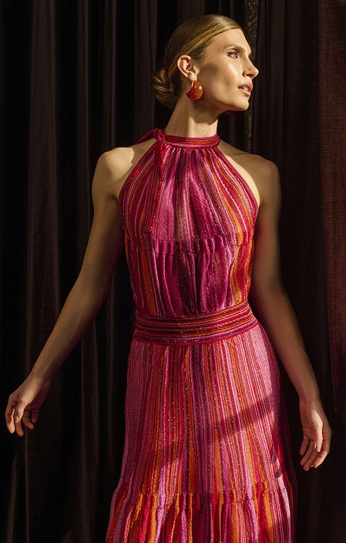 Regata Tricot Cava Americana Multi Listras