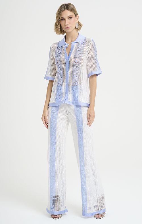 Camisa Tricot Tela Margarida