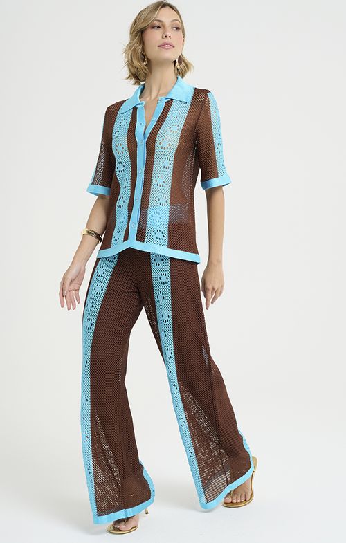Camisa Tricot Tela Margarida