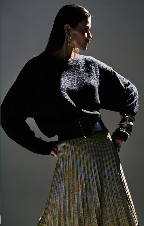 Blusa Tricot Basic Fio Londres