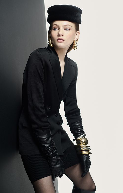 Blazer Tricot Basic Botões