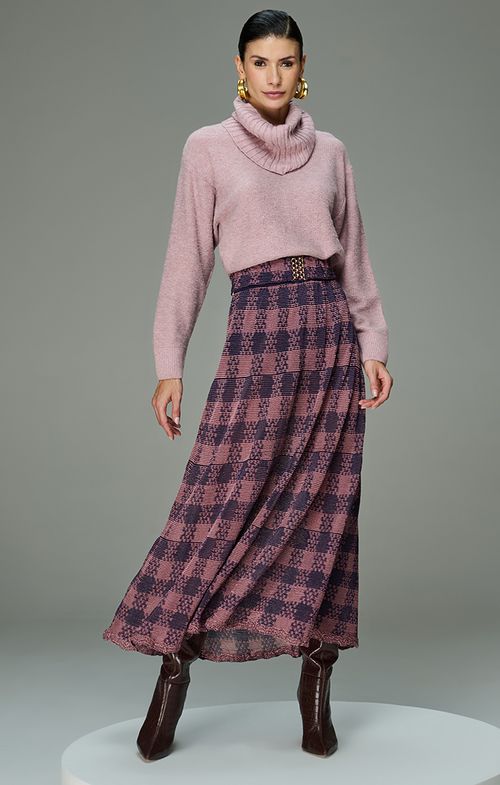 Look Tricot Xadrez Londres