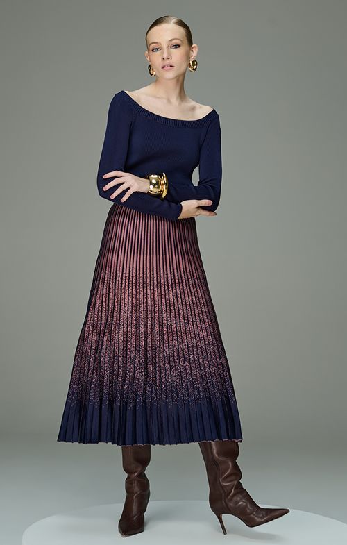 Look Tricot Canelado Tie Dye