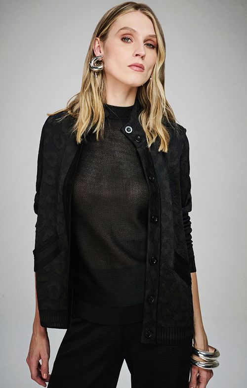 Blusa Tricot Basic Drapeada Shine