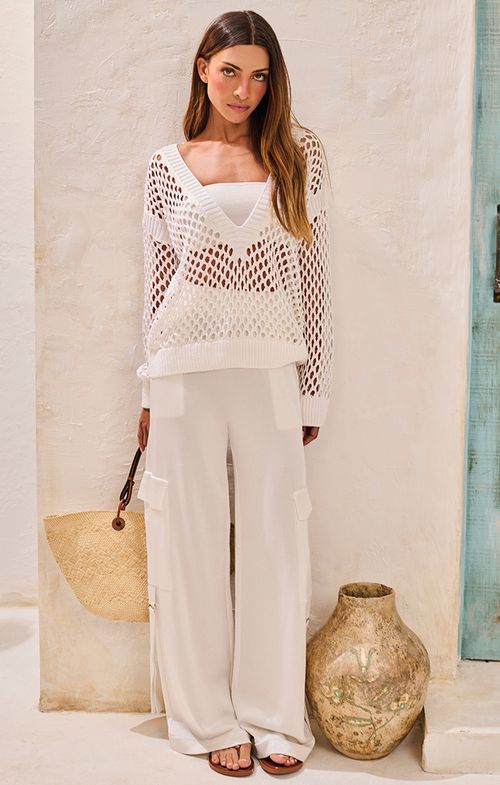 Blusa Tricot Oversized Tela