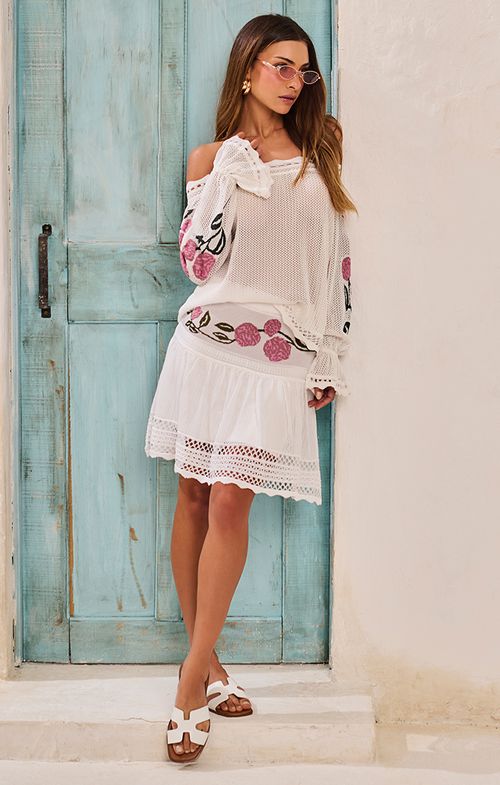 Look Tricot Flores Jacar